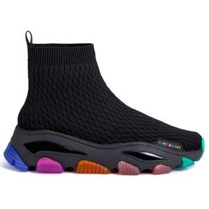 KURT GEIGER LONDON LETTIE SOCK SNEAKER - worn once !